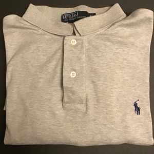 Ralph Lauren Mens Polo Shirt Grey XL